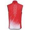 Löffler Menns Vest Team Austria Windshell rød-hvit